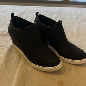 Womens susina wedge shoes with side zip